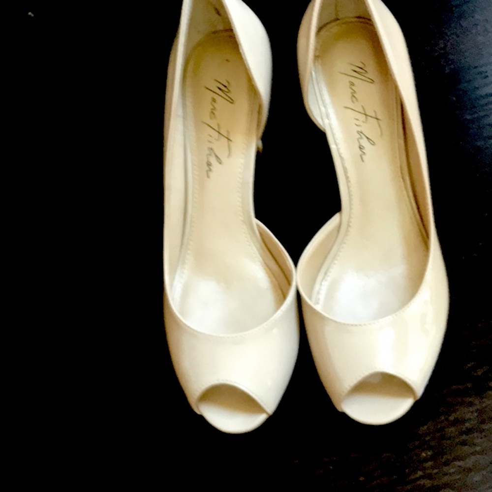 Beige pumps by Mark Fisher